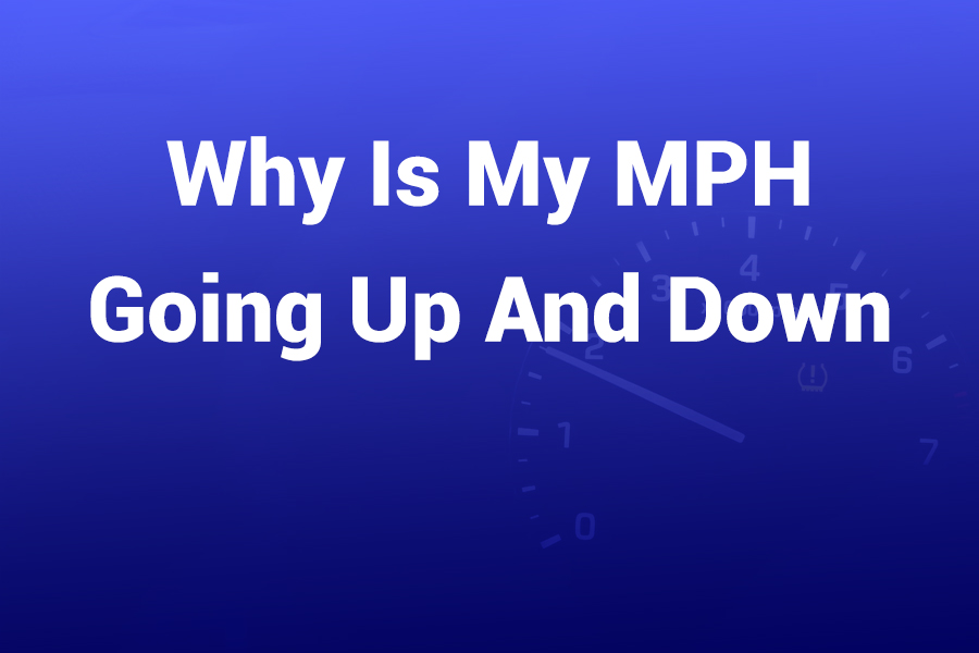 why is my mph going up and down